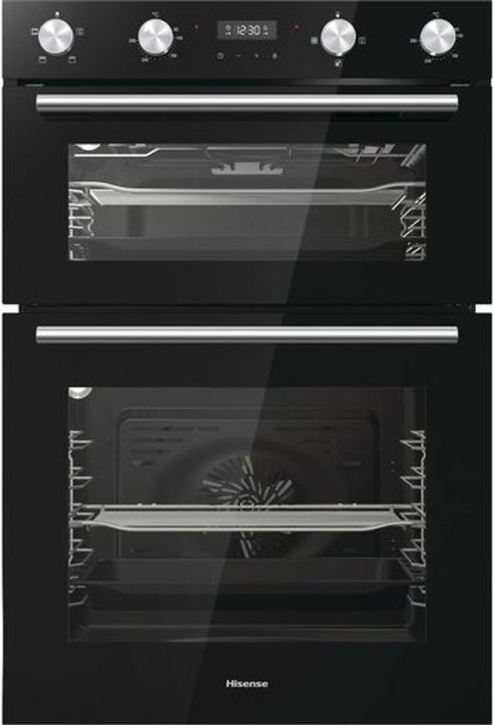 Currys Business | Hisense HISENSE BID95211BGUK Electric Double Oven - Black Hisense HISENSE BID95211BGUK Electric Double Oven - Black