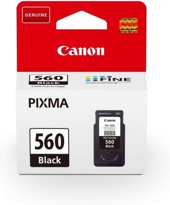 Currys Business | Canon Canon PG-560 Black Ink Cartridge 3713C001 Canon Canon PG-560 Black Ink Cartridge 3713C001
