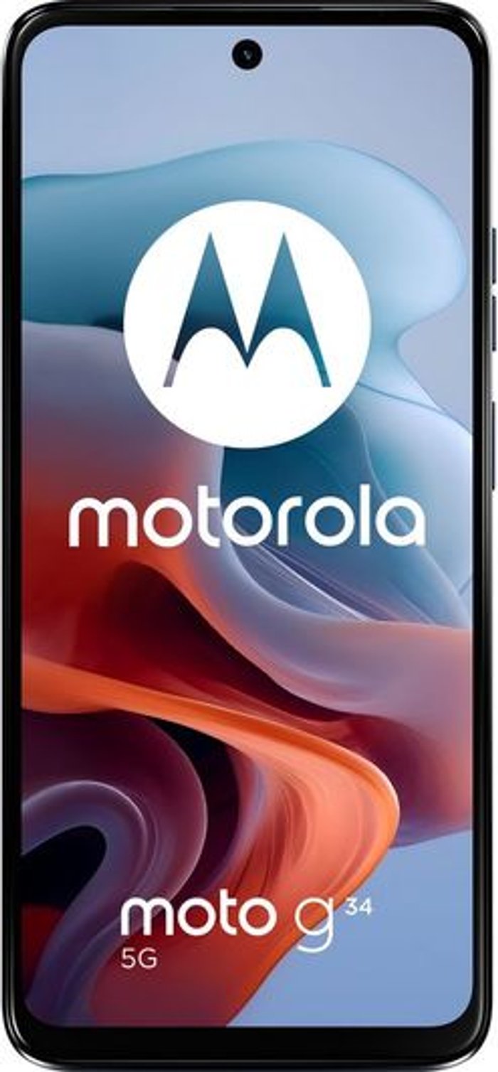 Currys Business | Motorola MOTOROLA Moto G34 5G - 128 GB, Ice Blue, Blue Motorola MOTOROLA Moto G34 5G - 128 GB, Ice Blue, Blue
