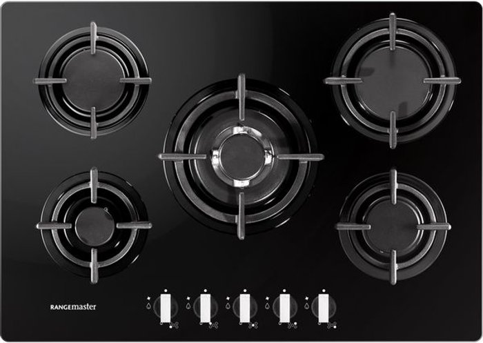Currys Business | Rangemaster RANGEMASTER RMB70HPNGFGL Gas Hob - Black Rangemaster RANGEMASTER RMB70HPNGFGL Gas Hob - Black