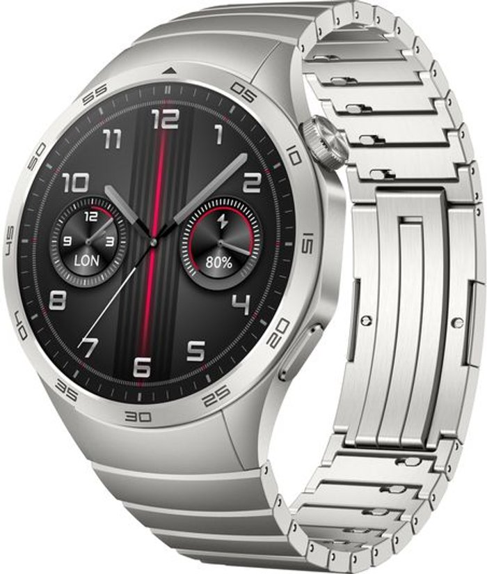 Currys Business | Huawei HUAWEI Watch GT 4 - Stainless Steel, 46 mm, Stainless Steel Huawei HUAWEI Watch GT 4 - Stainless Steel, 46 mm, Stainless Steel