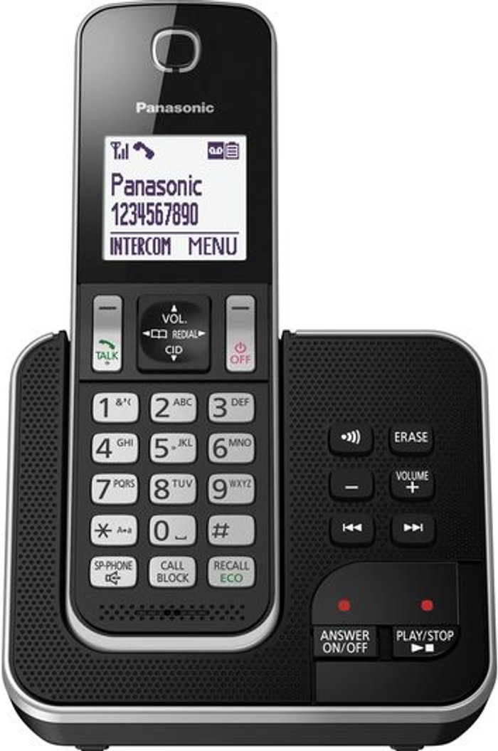 Currys Business | Panasonic PANASONIC KX-TGD620EB Cordless Phone Panasonic PANASONIC KX-TGD620EB Cordless Phone