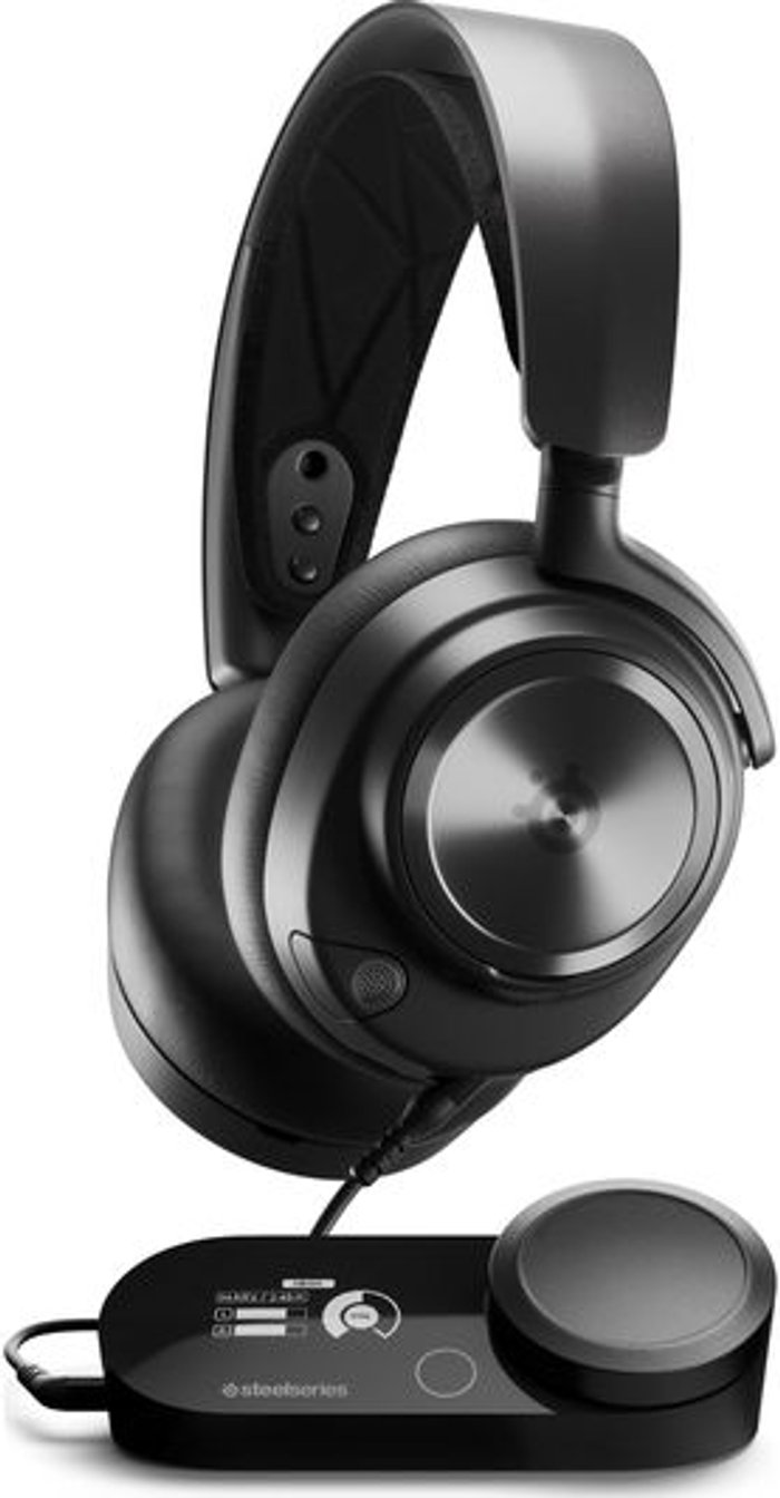 Currys Business | SteelSeries STEELSERIES Arctis Nova Pro X 7.1 Gaming Headset with GameDAC - Black, Black SteelSeries STEELSERIES Arctis Nova Pro X 7.1 Gaming Headset with GameDAC - Black, Black