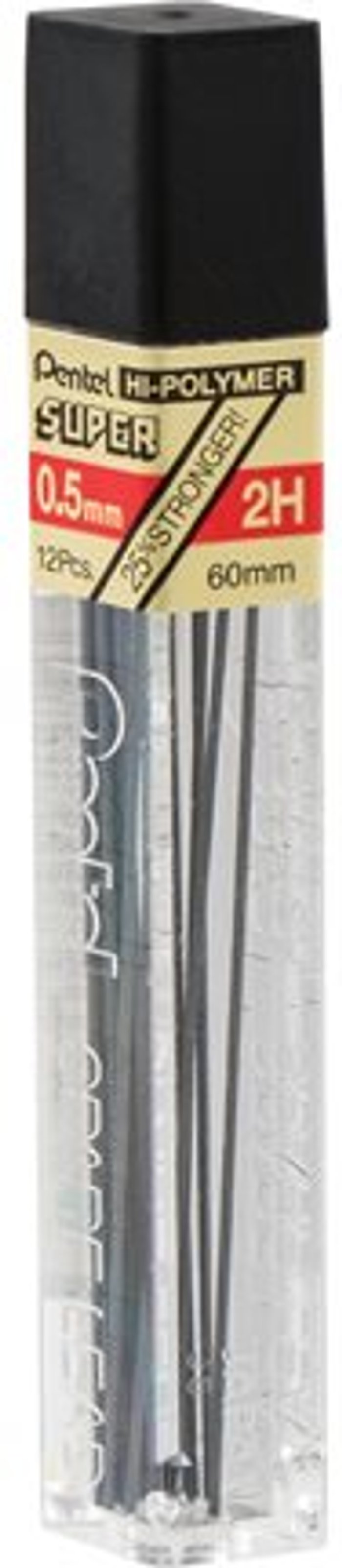 Currys Business | Pentel Pentel Super Hi-Polymer - pencil lead - 2H (pack of 12) Pentel Pentel Super Hi-Polymer - pencil lead - 2H (pack of 12)