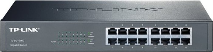 Currys Business | TP-Link TP-Link TL-SG1016D 16-Port Gigabit Switch - switch - 16 ports - unmanaged TP-Link TP-Link TL-SG1016D 16-Port Gigabit Switch - switch - 16 ports - unmanaged
