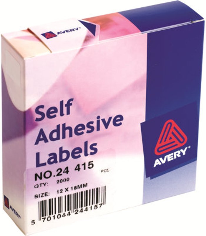 Currys Business | Avery Avery Coloured Labels - labels - 2000 label(s) - 12 x 18 mm Avery Avery Coloured Labels - labels - 2000 label(s) - 12 x 18 mm