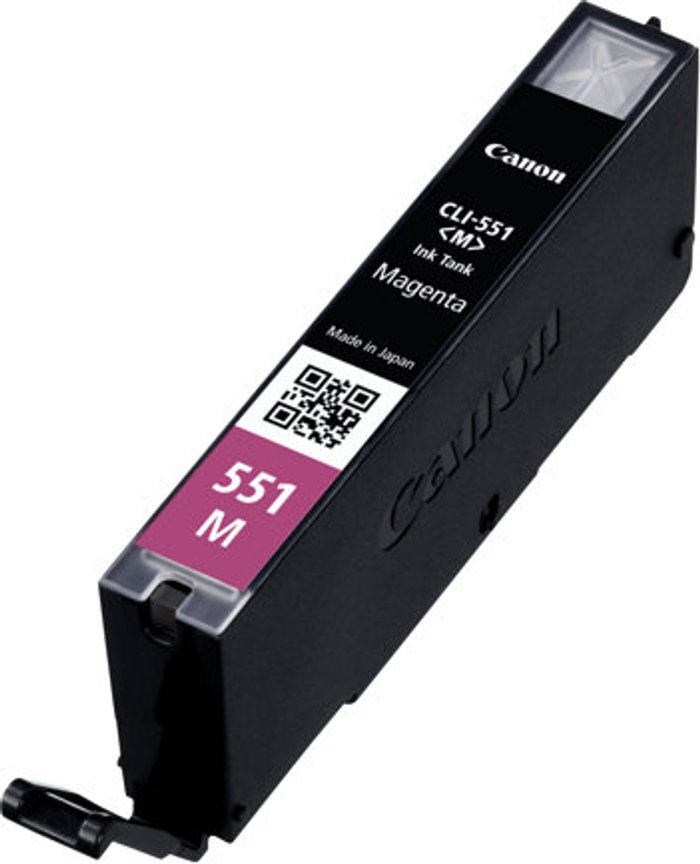 Currys Business | Canon Canon CLI-551M Magenta Inkjet Cartridge (Capacity: 7ml) 6510B001 Canon Canon CLI-551M Magenta Inkjet Cartridge (Capacity: 7ml) 6510B001
