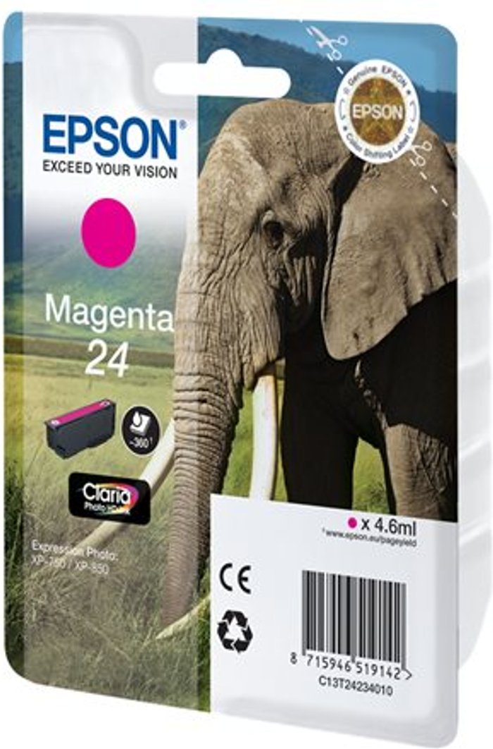 Currys Business | Epson Epson 24 - magenta - original - ink cartridge Epson Epson 24 - magenta - original - ink cartridge
