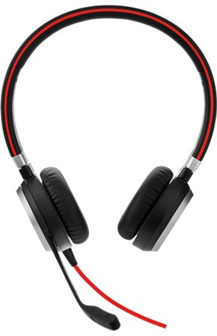 Currys Business | Jabra Jabra Evolve 40 UC Duo PC Headset 6399-829-209 Jabra Jabra Evolve 40 UC Duo PC Headset 6399-829-209