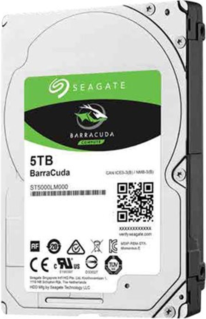 Currys Business | Seagate Seagate Guardian BarraCuda ST5000LM000 - hard drive - 5 TB - SATA 6Gb/s Seagate Seagate Guardian BarraCuda ST5000LM000 - hard drive - 5 TB - SATA 6Gb/s