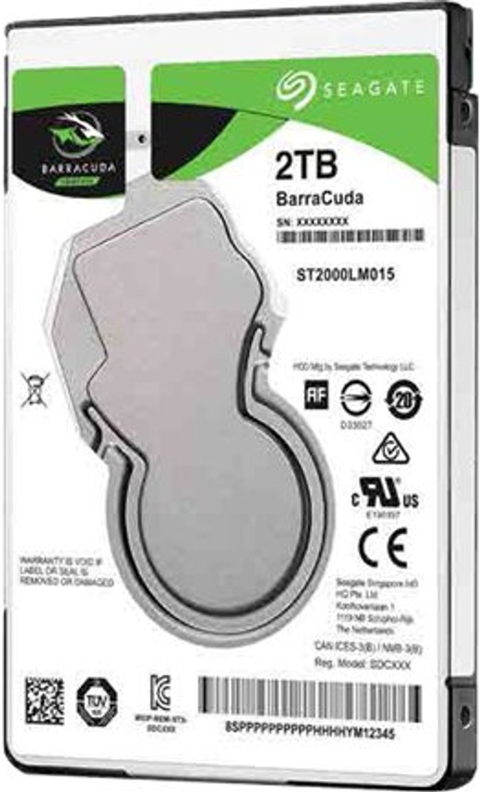Currys Business | Seagate Seagate Guardian BarraCuda ST2000LM015 - hard drive - 2 TB - SATA 6Gb/s Seagate Seagate Guardian BarraCuda ST2000LM015 - hard drive - 2 TB - SATA 6Gb/s