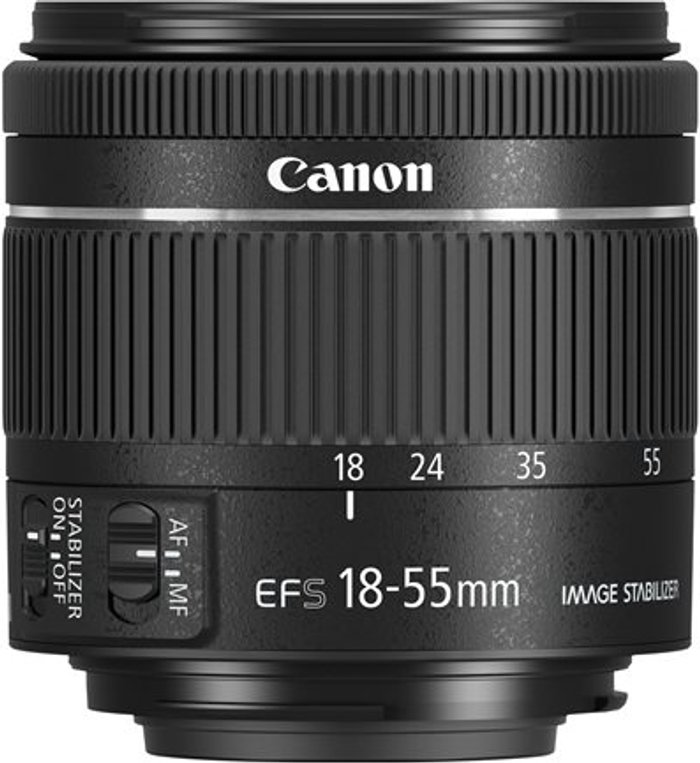 Currys Business | Canon CANON EF-S 18-55 mm f/4-5.6 IS STM Standard Zoom Lens, Black Canon CANON EF-S 18-55 mm f/4-5.6 IS STM Standard Zoom Lens, Black