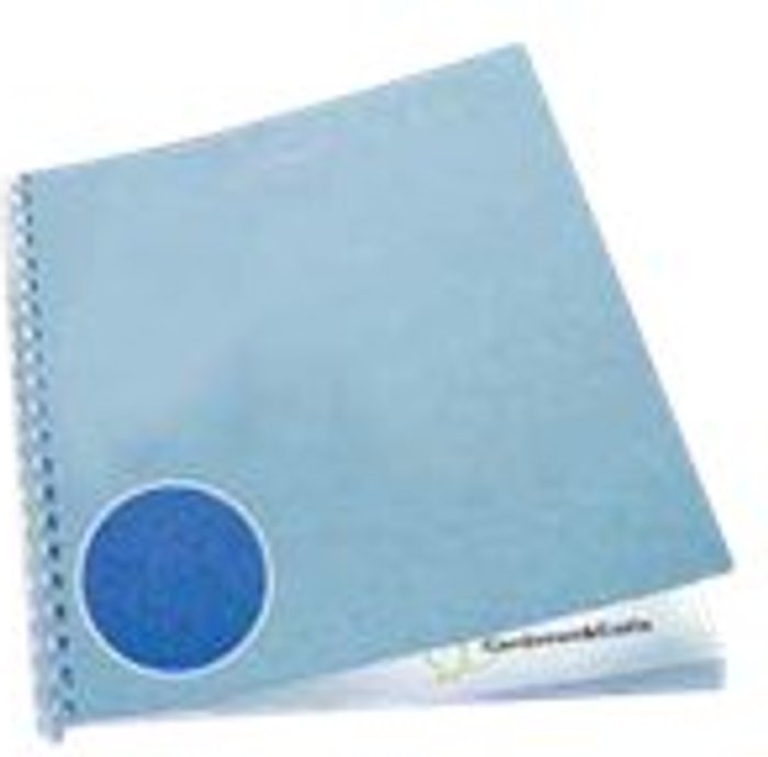 Currys Business | GBC GBC LeatherGrain A4 Binding Cover 250gsm Blue (Pack of 50) 46735E GBC GBC LeatherGrain A4 Binding Cover 250gsm Blue (Pack of 50) 46735E