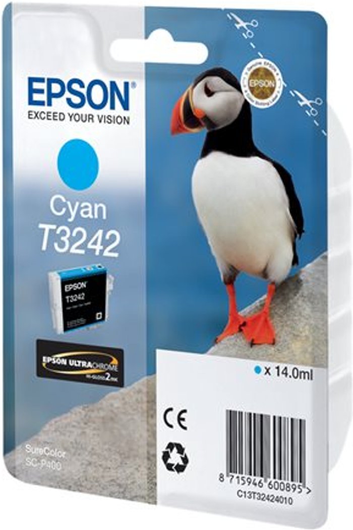 Currys Business | Epson Epson T3242 - cyan - original - ink cartridge Epson Epson T3242 - cyan - original - ink cartridge