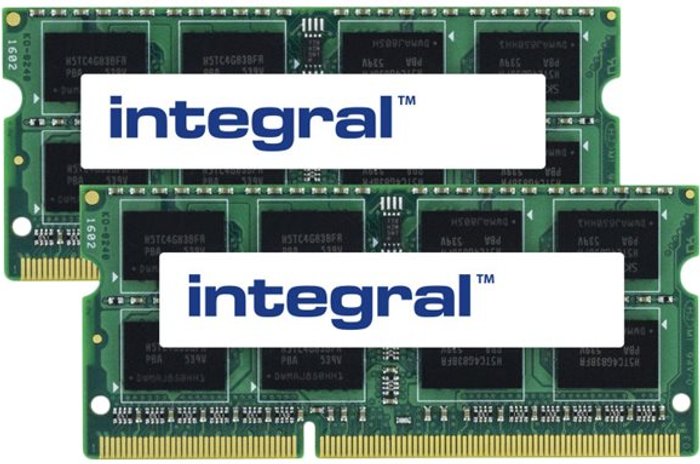Currys Business | Integral Integral - DDR3L - kit - 16 GB: 2 x 8 GB - SO-DIMM 204-pin - 1600 MHz / PC3-12800 - unbuffered Integral Integral - DDR3L - kit - 16 GB: 2 x 8 GB - SO-DIMM 204-pin - 1600 MHz / PC3-12800 - unbuffered