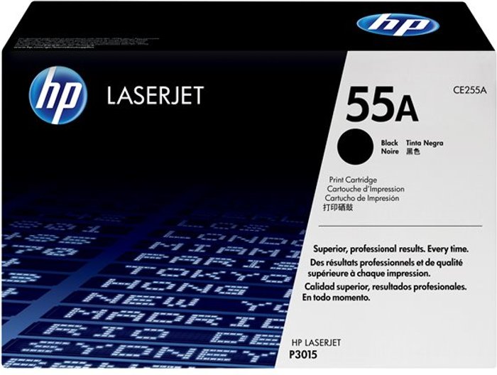 Currys Business | HP HP 55A - black - original - LaserJet - toner cartridge (CE255A) HP HP 55A - black - original - LaserJet - toner cartridge (CE255A)