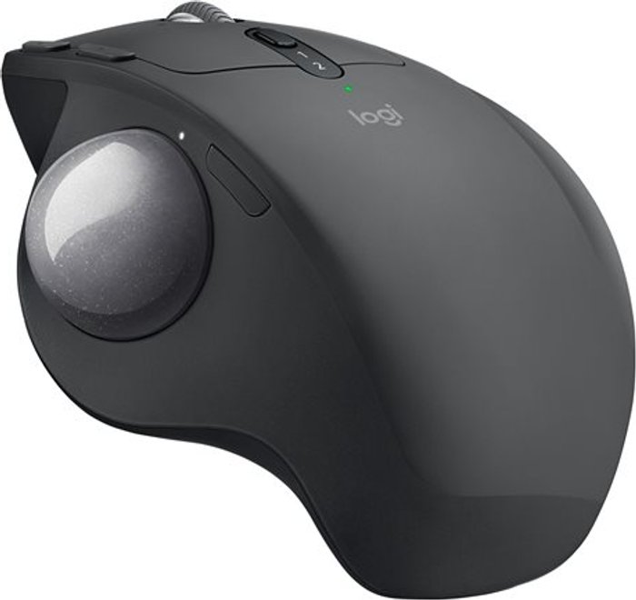 Currys Business | Logitech LOGITECH MX ERGO Wireless Darkfield Trackball, Black Logitech LOGITECH MX ERGO Wireless Darkfield Trackball, Black