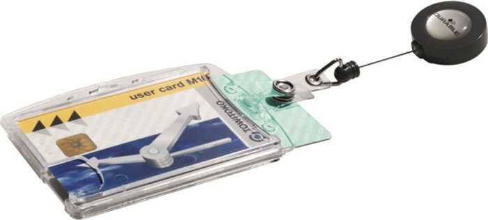 Currys Business | Durable DURABLE card holder - for 54 x 85 mm - transparent (pack of 10) Durable DURABLE card holder - for 54 x 85 mm - transparent (pack of 10)
