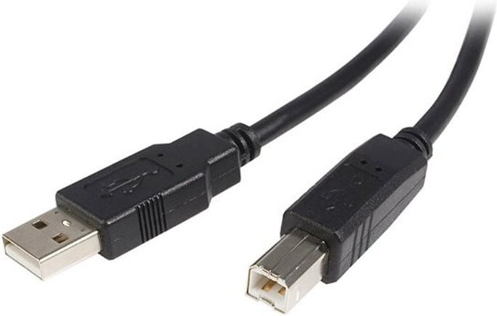 Currys Business | Startech StarTech.com 5m USB 2.0 A to B Cable M/M - USB cable - USB to USB Type B - 5 m Startech StarTech.com 5m USB 2.0 A to B Cable M/M - USB cable - USB to USB Type B - 5 m