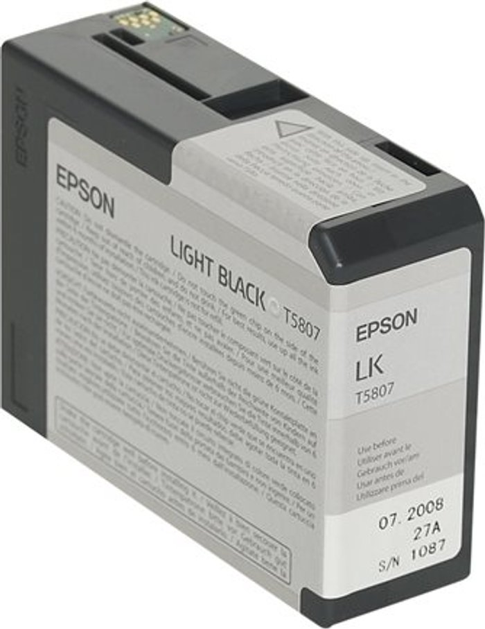 Currys Business | Epson Epson T580 - light black - original - ink cartridge Epson Epson T580 - light black - original - ink cartridge