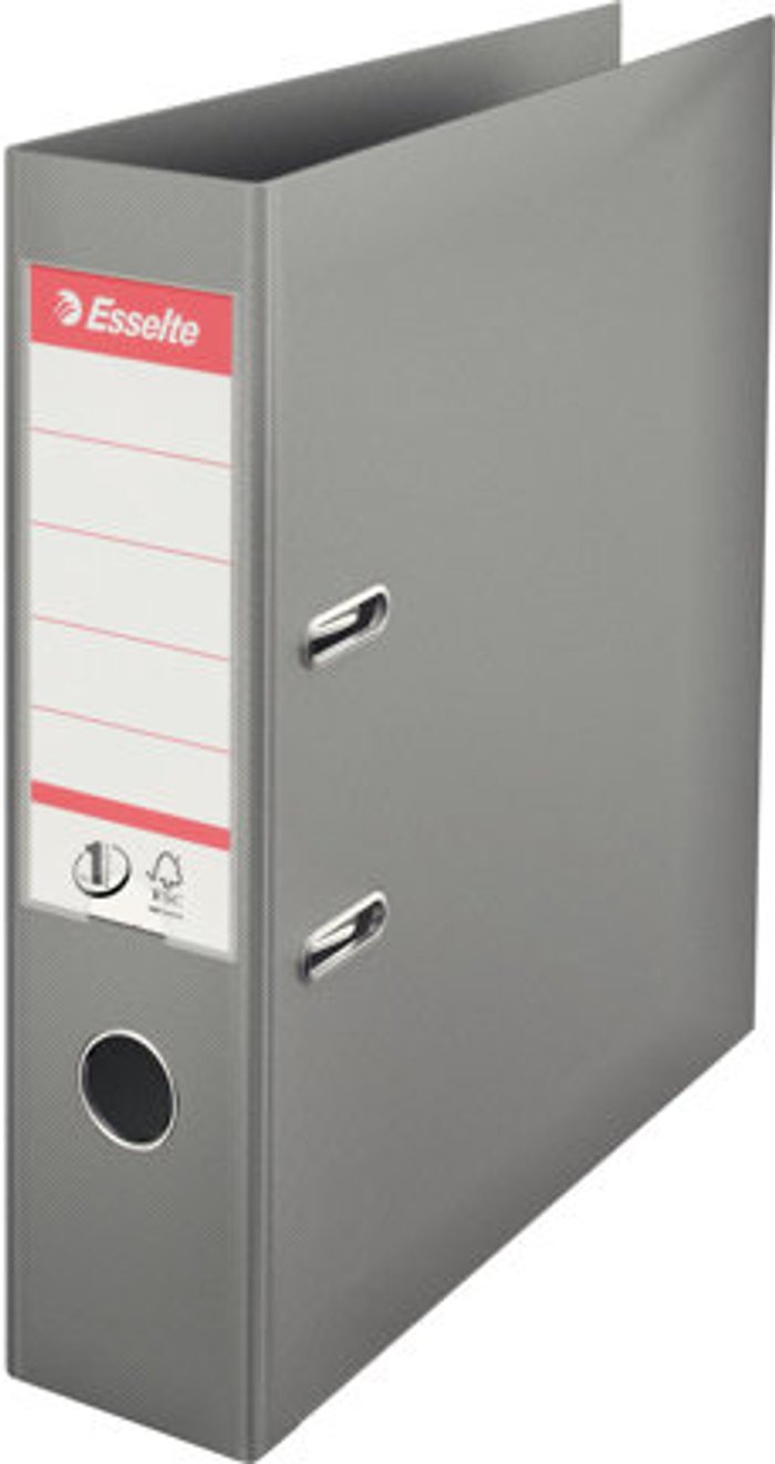 Currys Business | Esselte Esselte No.1 - lever arch file - for A4 - capacity: 500 sheets - grey Esselte Esselte No.1 - lever arch file - for A4 - capacity: 500 sheets - grey