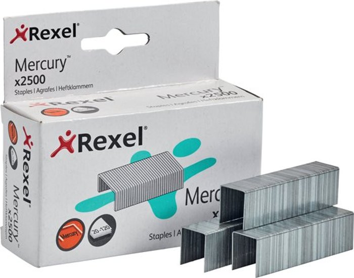 Currys Business | ACCO-REXEL Rexel Mercury - staples - pack of 2500 ACCO-REXEL Rexel Mercury - staples - pack of 2500