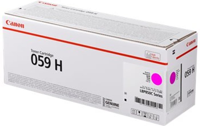 Currys Business | Canon Canon 059H Toner Cartridge High Yield Magenta 3625C001 Canon Canon 059H Toner Cartridge High Yield Magenta 3625C001
