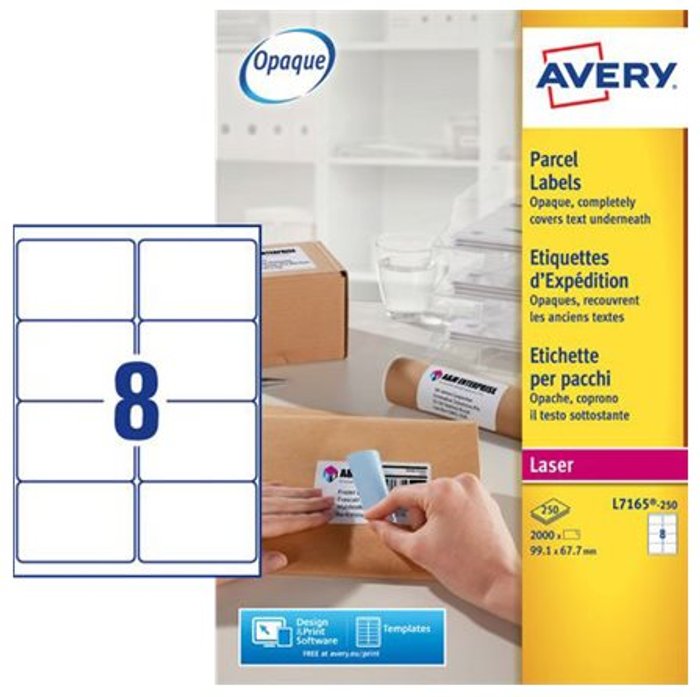 Currys Business | Avery Avery - address labels - 2000 label(s) - 99.1 x 67.7 mm Avery Avery - address labels - 2000 label(s) - 99.1 x 67.7 mm