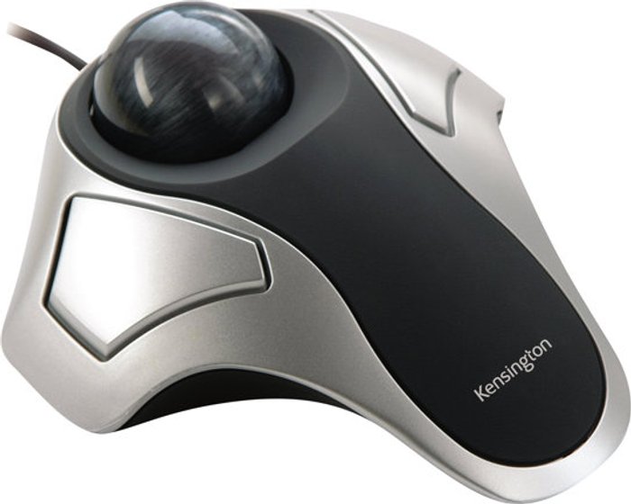 Currys Business | Kensington Kensington Orbit Optical Trackball - trackball - USB - silver Kensington Kensington Orbit Optical Trackball - trackball - USB - silver