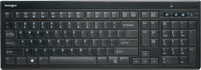 Currys Business | Kensington KENSINGTON Advance Fit Slim Wireless Keyboard, Black Kensington KENSINGTON Advance Fit Slim Wireless Keyboard, Black
