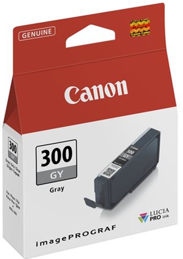 Currys Business | Canon Canon PFI-300 GY - grey - original - ink tank Canon Canon PFI-300 GY - grey - original - ink tank