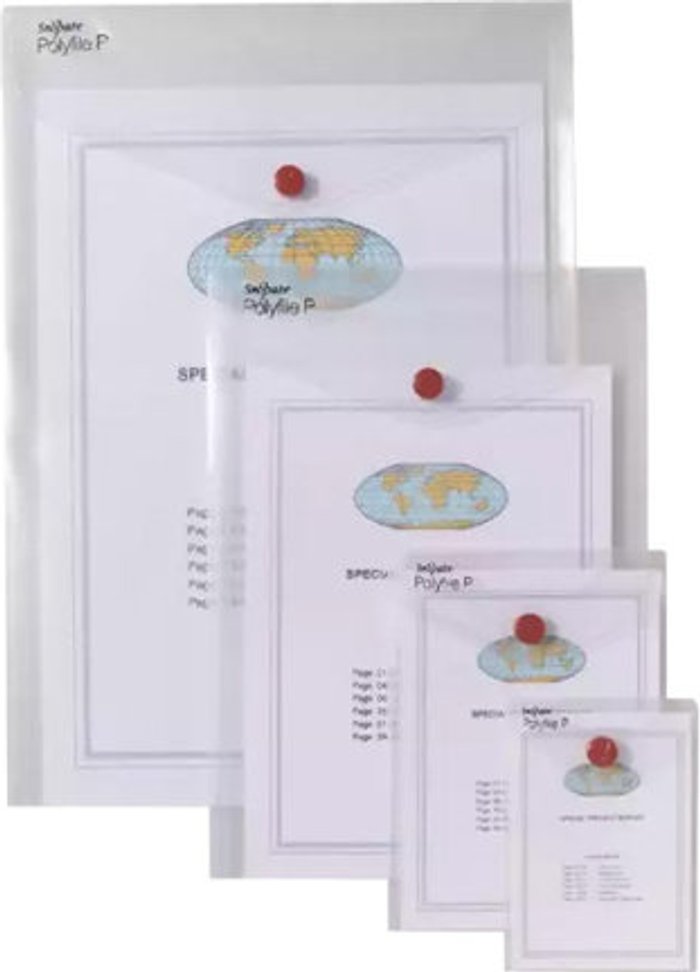 Currys Business | Snopake Snopake Polyfile P File Wallet Portrait A5 Clear (Pack of 5) 13280 Snopake Snopake Polyfile P File Wallet Portrait A5 Clear (Pack of 5) 13280