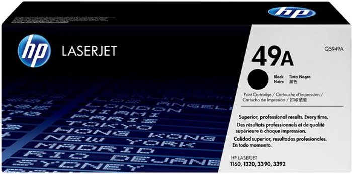 Currys Business | HP HP 49A - black - original - LaserJet - toner cartridge (Q5949A) HP HP 49A - black - original - LaserJet - toner cartridge (Q5949A)