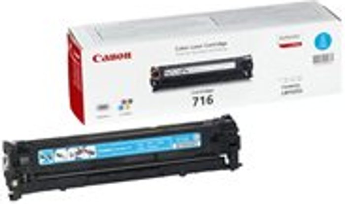 Currys Business | Canon Canon 716C Toner Cartridge Cyan 1979B002 Canon Canon 716C Toner Cartridge Cyan 1979B002
