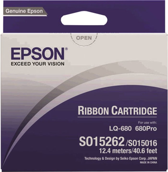 Currys Business | Epson Epson - 1 - black - printer fabric ribbon Epson Epson - 1 - black - printer fabric ribbon