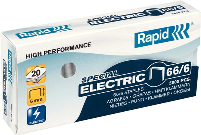 Currys Business | Esselte Rapid Strong - staples - 66/6 - 6 mm - pack of 5000 Esselte Rapid Strong - staples - 66/6 - 6 mm - pack of 5000