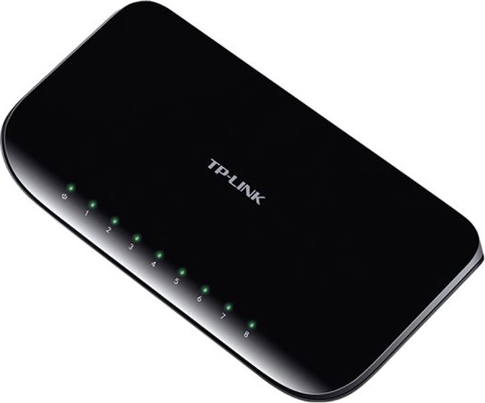 Currys Business | TP-Link TP-Link TL-SG1008D 8-Port Gigabit Desktop Switch - switch - 8 ports TP-Link TP-Link TL-SG1008D 8-Port Gigabit Desktop Switch - switch - 8 ports