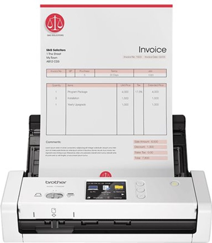 Currys Business | Brother Brother ADS-1700 Smart Compact Document Scanner ADS1700WZU1 Brother Brother ADS-1700 Smart Compact Document Scanner ADS1700WZU1