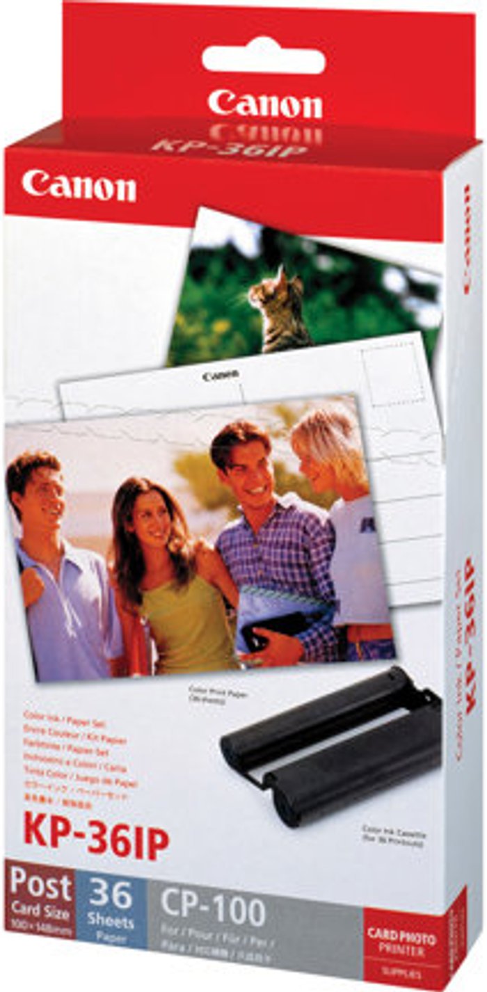 Currys Business | Canon Canon KP-36IP - print cartridge / paper kit Canon Canon KP-36IP - print cartridge / paper kit