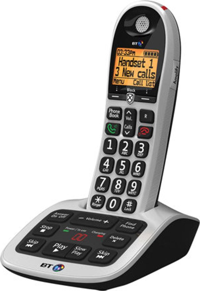 Currys Business | British Telecom BT 4600 Advanced Nuisance Call Blocker Single - cordless phone - answering system with caller ID - 3-way call capability British Telecom BT 4600 Advanced Nuisance Call Blocker Single - cordless phone - answering system with caller ID - 3-way call capability