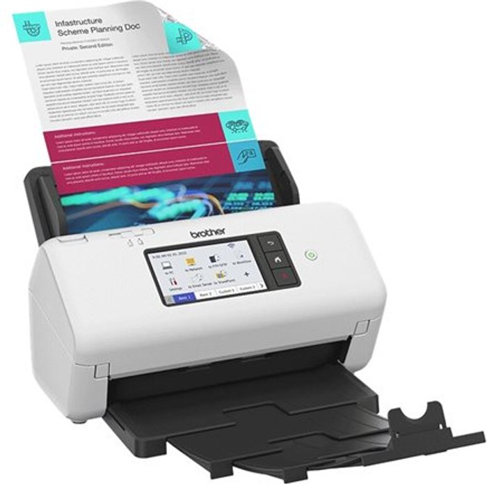 Currys Business | Brother Brother ADS-4700W Professional Wireless Document Scanner ADS4700WZU1 Brother Brother ADS-4700W Professional Wireless Document Scanner ADS4700WZU1