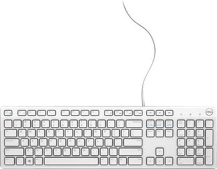 Currys Business | Dell Dell KB216 - keyboard - QWERTY - UK - white Dell Dell KB216 - keyboard - QWERTY - UK - white