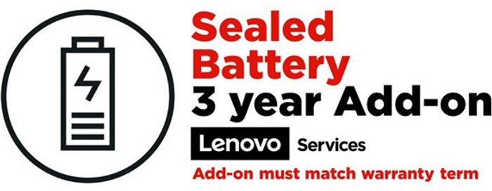 Currys Business | Lenovo Lenovo Sealed Battery Add On - battery replacement - 3 years Lenovo Lenovo Sealed Battery Add On - battery replacement - 3 years