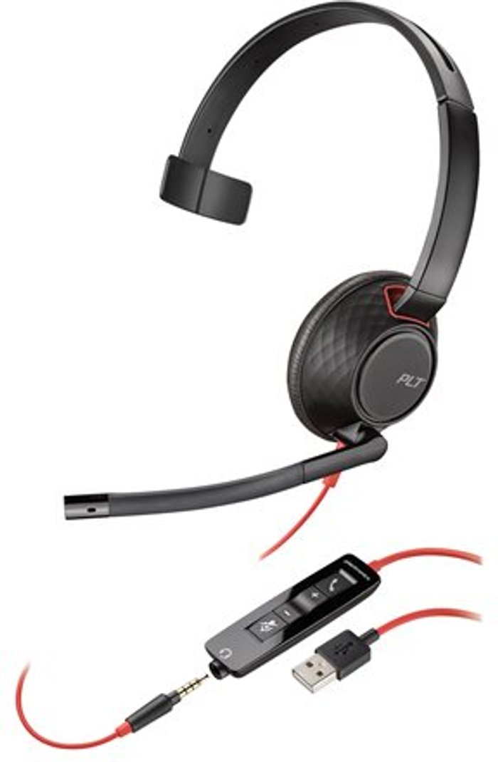 Currys Business | Polycom Poly Blackwire C5210 USB-A - headset Polycom Poly Blackwire C5210 USB-A - headset