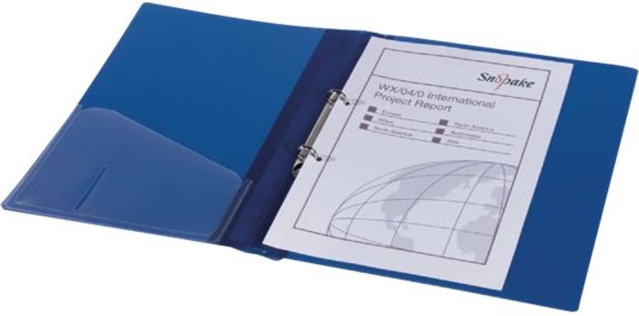 Currys Business | Snopake Snopake 2 Ring Binder 25mm A4 Blue (Pack of 10) 10180 Snopake Snopake 2 Ring Binder 25mm A4 Blue (Pack of 10) 10180