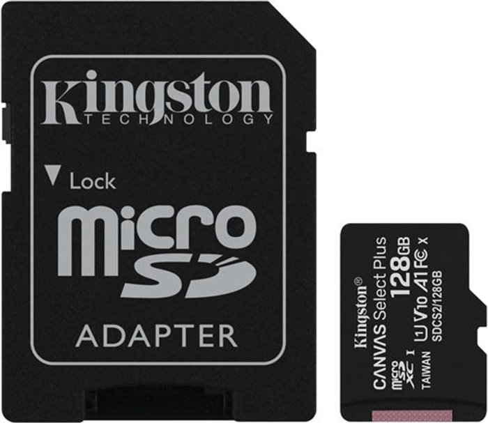 Currys Business | Kingston Kingston Canvas Select Plus - flash memory card - 128 GB - microSDXC UHS-I Kingston Kingston Canvas Select Plus - flash memory card - 128 GB - microSDXC UHS-I