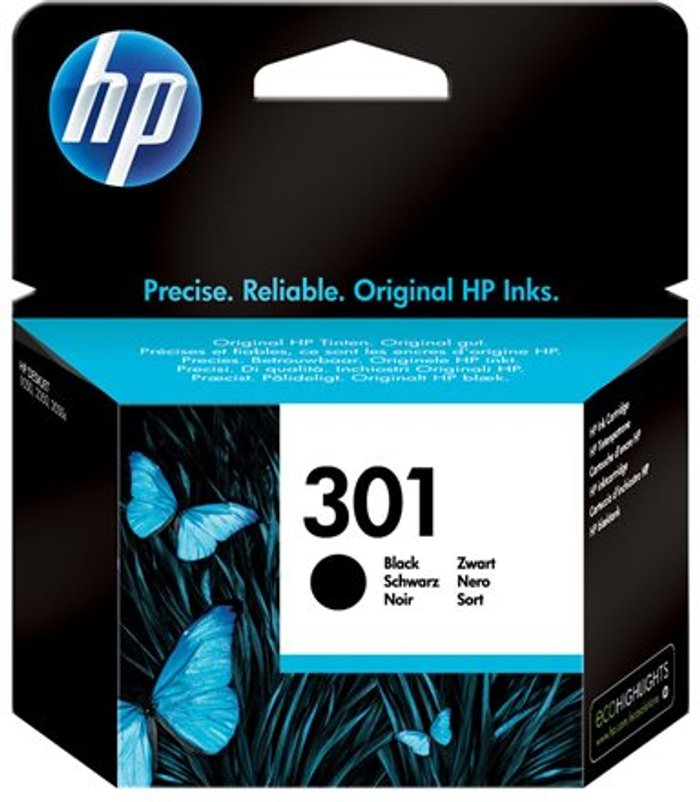 Currys Business | HP HP 301 - black - original - ink cartridge HP HP 301 - black - original - ink cartridge