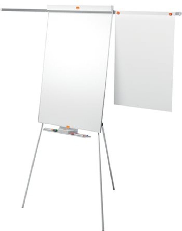 Currys Business | ACCO-REXEL Nobo Shark easel - 1000 x 685 mm - blue, silver ACCO-REXEL Nobo Shark easel - 1000 x 685 mm - blue, silver
