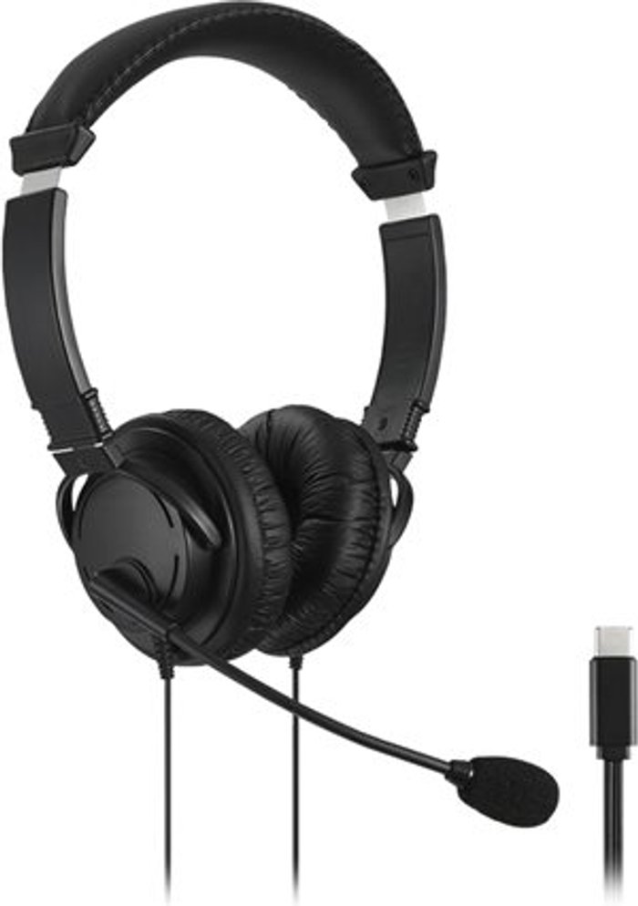 Currys Business | Kensington KENSINGTON K97457WW Headset - Black, Black Kensington KENSINGTON K97457WW Headset - Black, Black