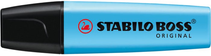 Currys Business | Stabilo STABILO BOSS ORIGINAL - highlighter - fluorescent blue Stabilo STABILO BOSS ORIGINAL - highlighter - fluorescent blue